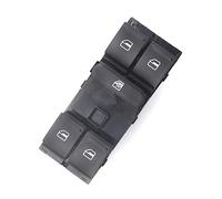 Nonuin Mando Botonera Elevalunas para VW para Golf 5 6 para Jetta MK5 Mk6 para Tiguan para T&Ouran para P&assat B6 B7 1K4959857B Botón De Interruptor Ventana Principal Energía Eléctrica