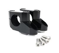 Nonuinz Elevadores Manillar 28 mm 1 1/8", Elevador Barra Grasa movido hacia atrás para MV Agusta para Brutale 675800 para Turismo Veloce 800 Brutale 910 (Color : Negro)
