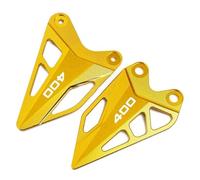Nonuinz Para Kawasaki Z400 para NINJA400 para Ninja 400 2018 2019 2020 Motocicleta Pie Clavija Reposapiés Talón Trasero Placas Protector (Color : For Z400 4)