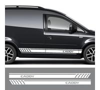 NonWoohdf 2 Pegatinas de Vinilo para Coche, para Furgonetas y autocaravanas, aptas para VW Caddy MK1 MK2 MK3 MK4 2 3 4 Maxi Kombi, Accesorios de Tuning