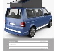 NonWoohdf 4 Pegatinas para Puerta Trasera Lateral de Coche, calcomanías de Vinilo con gráficos para Furgoneta Camper, aptas para VW Transporter T5 T6 California, Accesorios