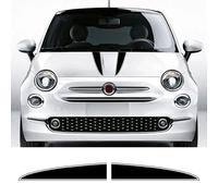 NonWoohdf Pegatinas de Vinilo para capó de Coche, calcomanías de película para decoración de Rayas, aptas para Fiat 500 Abarth 595, Accesorios de Tuning