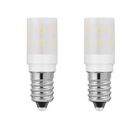 noobibaba Bombilla del refrigerador 15W 230V Reemplazo, E14 2W 200lm Lámpara LED para máquina de coser Bombilla del refrigerador Cool White 6000K 2-Piece