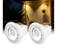 noobibaba MR11 Lámpara LED, Gu4 LED 12V Blanco Cálido 3W, MR11 GU4 12V LED Foco 40 grados, bombilla halógena de 25W no regulable Reemplaza el paquete de 2