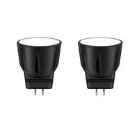 Noobibaba MR8 LED 12 V GU4 2 W Sustituye 20 W 2700 K 120 ° 2 Pack