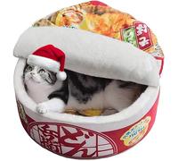 寵幸 Noodle - Cama para Perros y Gatos, sofá para Mascotas, Mantiene el Calor y súper Suave, Nido Creativo para Mascotas, Cama Redonda Impermeable para Gatos pequeños y Perros pequeños, cojín extraíble