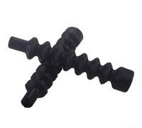 Noodle - Juego de 4 polainas de bicicleta para cable de ciclismo, freno de goma negra para protección contra el polvo y el polvo