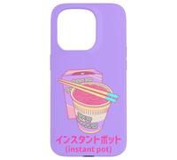 Noodles Shirt Soup Noodles Instant Pot Vaporwave Retro Style Carcasa para iPhone 15 Pro