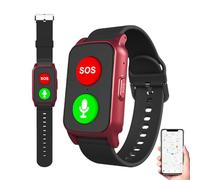 NOOGRRFA Reloj Localizador Personas Mayores,Reloj Inteligente con GPS, Detección De Caídas,Llamadas Bidireccionales,Sos Y Monitoreo De Salud, Regalos para Personas Mayores Y Personas con Autismo Red