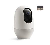 Nooie Camara Vigilancia con Tarjeta Micro SD de 32 GB, Cámaras IP Wi-Fi Interior 1080P, 360° Pan/Tilt, Visión Nocturna, Audio Bidireccional, Seguimiento de Movimiento, Compatible con Alexa