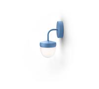 Noon Lámpara de pared Pan esmerilado 10 cm Azul pastel