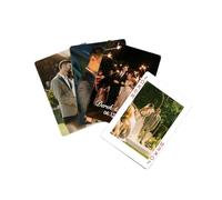Noonedibs Deck of Cards Libro de invitados - Álbum de fotos personalizado alternativo, tarjetas de póquer de boda únicas, únicas y memorables para recién casados, cartas de juego de boda