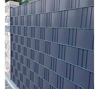 Noor 155ZEASYD7016 - Panel para Vallas (PVC, 0,19 x 2,55 m), Color Gris Antracita