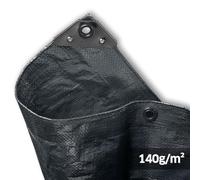 Noor Lona Profesional de 140 g/m², Antracita, 3 x 4 m, protección contra la Intemperie, Ideal para Zonas de jardín, Revestimiento Resistente a los Rayos UV por Ambos Lados, Impermeable y Lavable