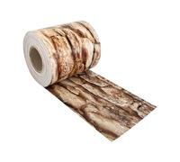 NOOR Tira de protección Visual mediterránea, 19 cm x 35 m (630 g/m²), protección Visual Moderna para Estera de Doble Varilla, Viene con 28 rieles de sujeción Premium y Ofrece Aprox. 7 m² de Cobertura