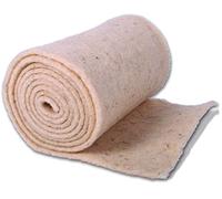 NOOR Tiras enrollables de lana de oveja, 20 x 200 cm, estera de protección de invierno marrón para plantas en maceta, 100 % fibra natural, protección contra heladas para plantas, agujas I aprox. 4 mm de grosor