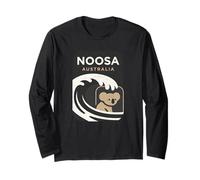 Noosa Australia Surf Onda Koala Naturaleza Silueta Manga Larga