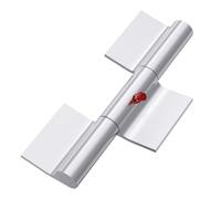 NOOTO DH-A - Bisagra de aluminio resistente que se puede soldar en la bisagra compatible con camión de remolque de puerta de rampa