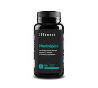 Nootrópico - Ginkgo Biloba, Bacopa Monnieri y L-Teanina - 60 Cápsulas | con L-Tirosina y Vitaminas del Grupo B - Fórmula Propia, Vegano - 1 Cápsula al Día, 4 Meses de Suministro - Zenement