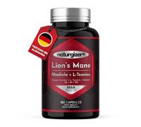 Nootrópico Memoria y Concentración Sin Cafeína, L Teanina y Melena de León | Complex 9 en 1 con Bacopa, Rhodiola, L-Tirosina, Citicolina y Vitaminas B, 120 Cápsulas Veganas para 60 Días y Sin Gluten