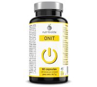 Nootrópico Potente Natural - Memoria, Concentración, Agilida Mental - Ginseng, Ginkgo, Colina, Tirosina, Taurina, Té verde, Guaraná, ALCAR, Teanina, Arginina, Fosfatidilserina | ONIT Nutribiolite