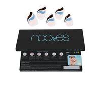 Nooves Gel Nail Sheets Flowing Stream Premium Glam Art Design 20 Units