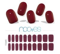 Nooves láminas de gel para uñas - 20 uds midnight rain, semicuradas