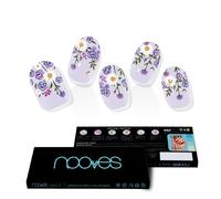 NOOVES - Láminas de Gel para Uñas|Calm Spring - Nail Art | 20 uds, Uñas de Gel Semicuradas Premium, Nail Stickers,Pegatinas, Incluye 1 Lima y 1 Palito de Naranjo, Vegano