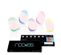 NOOVES - Láminas de Gel para Uñas French Party | 20 Uds Semicuradas Premium, Pegatinas Francesas, Lima y Palito de Naranjo Incluidos, Vegano