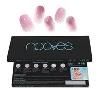NOOVES - Láminas de Gel para Uñas|Purple Town - Art Design 20 uds, Uñas de Gel Semicuradas Premium, Gel Nail Stickers,Pegatinas Uñas de Gel, Incluye 1 Lima de Uñas y 1 Palito de Naranjo, Vegano