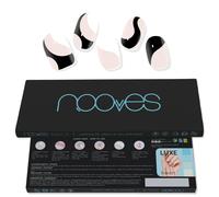 Nooves - láminas de gel para uñas white cow art design - 20 uds prem