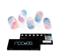 NOOVES - Láminas de Gel Pink Shore | 20 Uds Premium Semicuradas para Uñas | Stickers con Lima y Palito de Naranjo - Vegano
