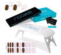 NOOVES Láminas de Uñas de Gel Precurado Nail Art+Lámpara de secado de uñas UV/LED PORTÁTIL 8w Tiras De Uñas De Gel semicurado Pegatinas Uñas Semipermanente en Gel Uñas de gel Pegatinas