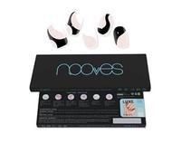 Nooves Premium Glam Gel Nail Sheets White Cow 20 Un