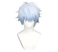 Noowye Anime Sakata Gintoki Cosplay Disfraz Kimono Japonés Tradicional Túnica Ropa Completo Conjunto Adulto Halloween Navidad Uniforme con Peluca