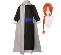Noowye Disfraz de YatoKamui de anime, color negro, para uso diario, uniforme tradicional chino, Halloween, carnaval, con peluca