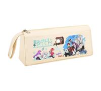 Noowye Frieren Estuche Anime Frieren Estuche Grande Estético Japonés Estuche de Regreso a la Escuela para Estudiantes, 21 x 6 x 9.5 cm, White-03, 21*6*9.5CM, Maletín