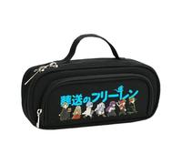 Noowye Frieren Estuche Estuche Anime Cielo/Helecho Estuche Estético Lápices Doble Cremallera - Regreso a la Escuela para Estudiantes, 21 x 6 x 9 cm, Tipo 1., 21*6*9CM, Maletín