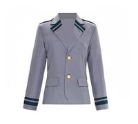 Noowye MHA Disfraz de Anime Midoriya Izuku/Uraraka Ochako/Asui Tsuyu/Toga Himiko Cosplay Uniforme Escolar Chaqueta Disfraz Halloween Disfraz Hombre y Mujer