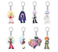 Noowye Panty/Stocking Acrílico Colgante Anime Burifu/Scanty&Kneesocks Llavero Mochila Colgante - Dibujos animados Q Figuras Estilo 6CM 8 Piezas Set, 8 unidades, 6 cm