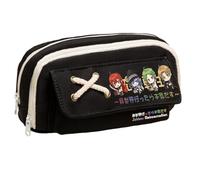 Noowye Roxy Migurdia Estuche Anime Eris Greyrat Estuche Estuche Sylphy Estuche Lápices Dibujos Animados Estuche Esthetic Escolar Regalo para Estudiantes, Negro 03, 21*5.5*11CM, Maletín