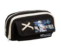 Noowye Roxy Migurdia Estuche Anime Eris Greyrat Estuche Estuche Sylphy Estuche Lápices Dibujos Animados Estuche Esthetic Escolar Regalo para Estudiantes, Negro 01., 21*5.5*11CM, Maletín