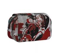 Noowye Yugi Amane Estuche Anime Yahiro Nene/Minamoto Kou Estuche para lápices con doble cremallera Anime Merchandise Back to School útiles escolares, Tipo 3, 21*7.5*10CM, Maletín