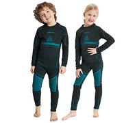 NOOYME Ropa Interior Funcional Ropa Interior de esquí para niños Ropa Interior térmica para niños Ropa Interior Deportiva Transpirable y Agradable para la Piel fútbol para niños