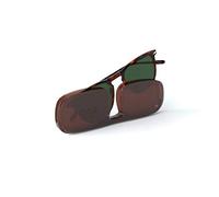 Nooz Gafas de sol para leer para Hombre y Mujer Color Tortoise +1,50 con Funda ultraplana - Protección UV de categoría 3 - colección DINO