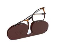 Nooz Optics - Gafas contra la luz azul sin corrección Hombre y Mujer para Ordenador, Smartphone, Gaming o Televisión - Forma Ovalada - Color Tortoise - Colección Alba