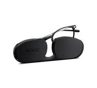 Nooz Optics - Gafas de Lectura - Essential Alba - Forma Ovalada - Montura de nailon ultraligera - Estuche ultracompacto para el uso diario - 6 Colores - Hombre y Mujer Negro -+ 1.5