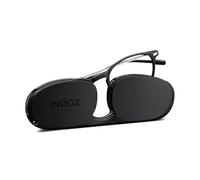 Nooz Optics Gafas de Lectura graduadas Essential Alba - Gafas Presbicia Para Hombre y Mujer - Montura de Nylon Ultraligera - Estuche Ultracompacto - Ovaladas - Negro - 2,5