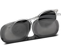 Nooz Optics Gafas de Sol de Lectura Unisex - Gafas Presbicia para Hombre y Mujer - Ligeras - Estuche Compacto - Varias Dioptrías - CRUZ - Redondas - Cristal - 2