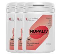 Nopaliv Suplemento adelgazante 180 cápsulas - Quemador de grasa rápido, drenante vientre plano, control apetito - Nopal, guaraná, moringa - natural, sin estimulantes